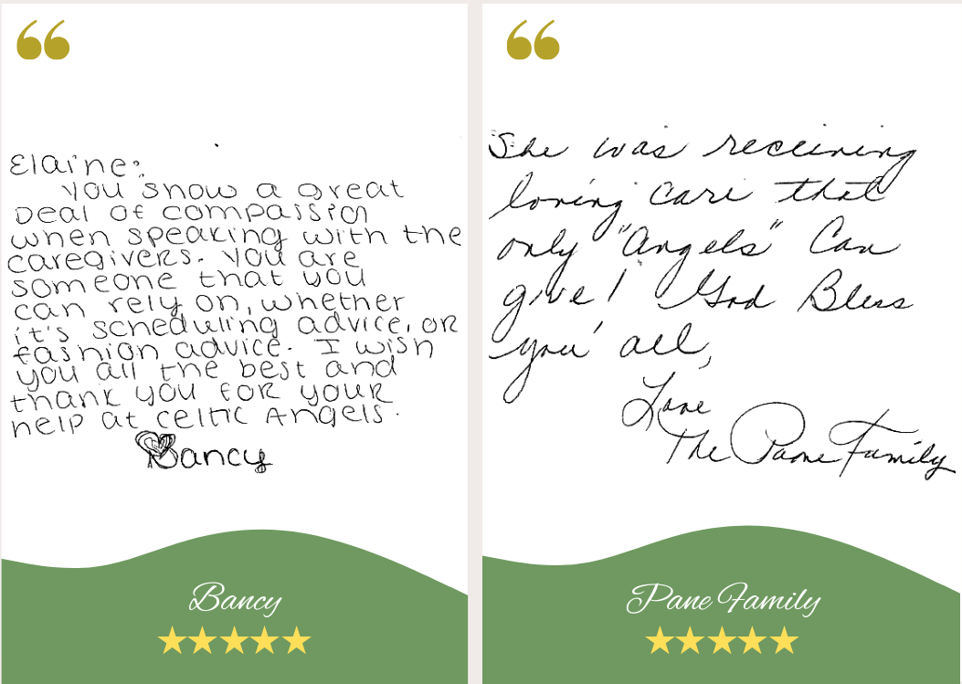 Testimonials from Bancy & the Pane Family